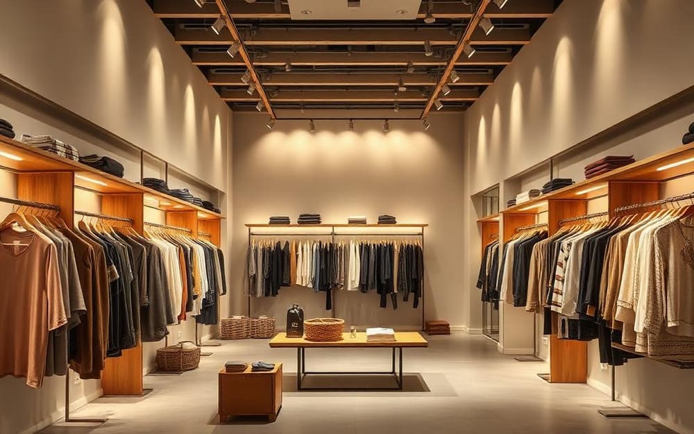 Retail & Boutiques business interior with a staffed checkout counter taking card payments