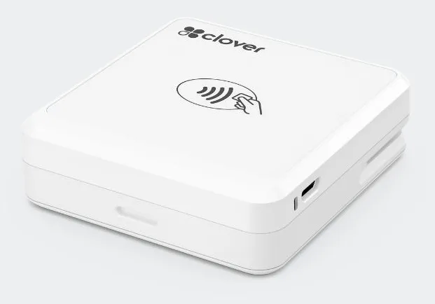 Clover Go terminal shown from the front, sold and supported by BSV Solution