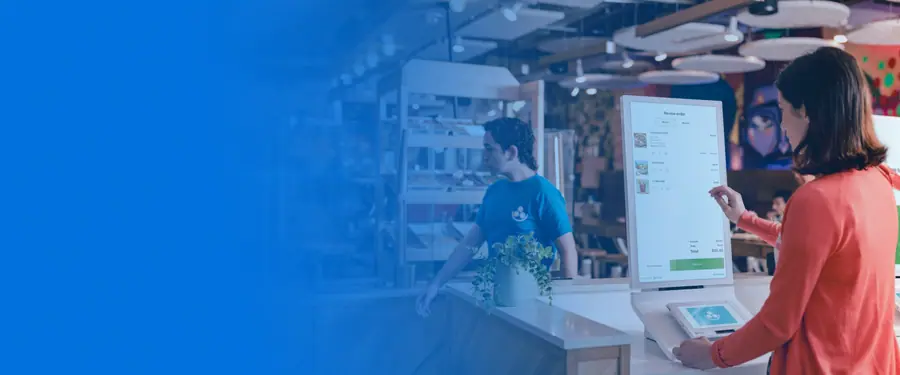 Clover Kiosk POS hardware recommended for grocery & markets businesses