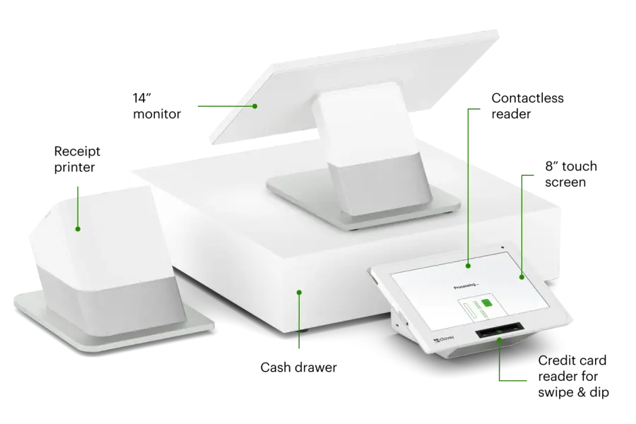 Clover Station Duo point of sale device