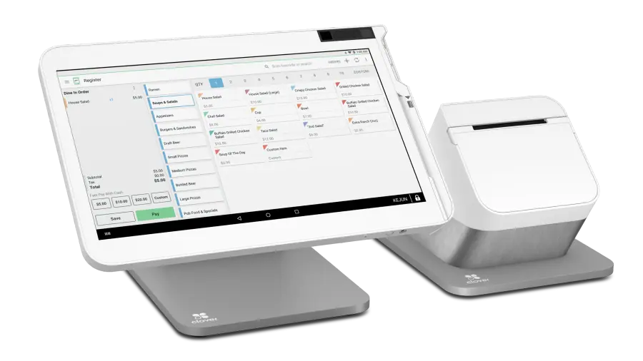 Clover Station Solo POS hardware recommended for grocery & markets businesses