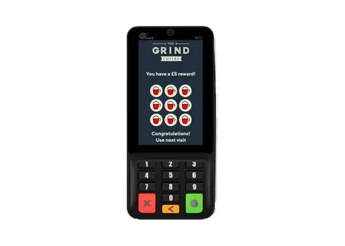 PAX A35 pin pad shown from the front, sold and supported by BSV Solution