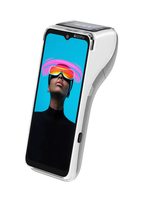 PAX A920 handheld shown from the front, sold and supported by BSV Solution