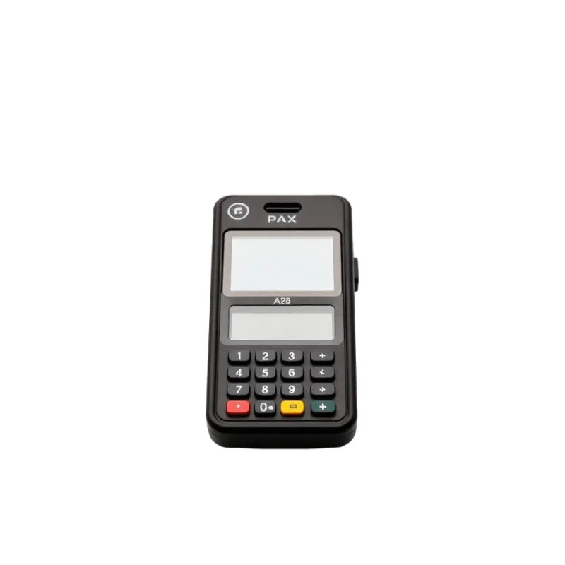 PAX Q25 pin pad hardware shown from the front