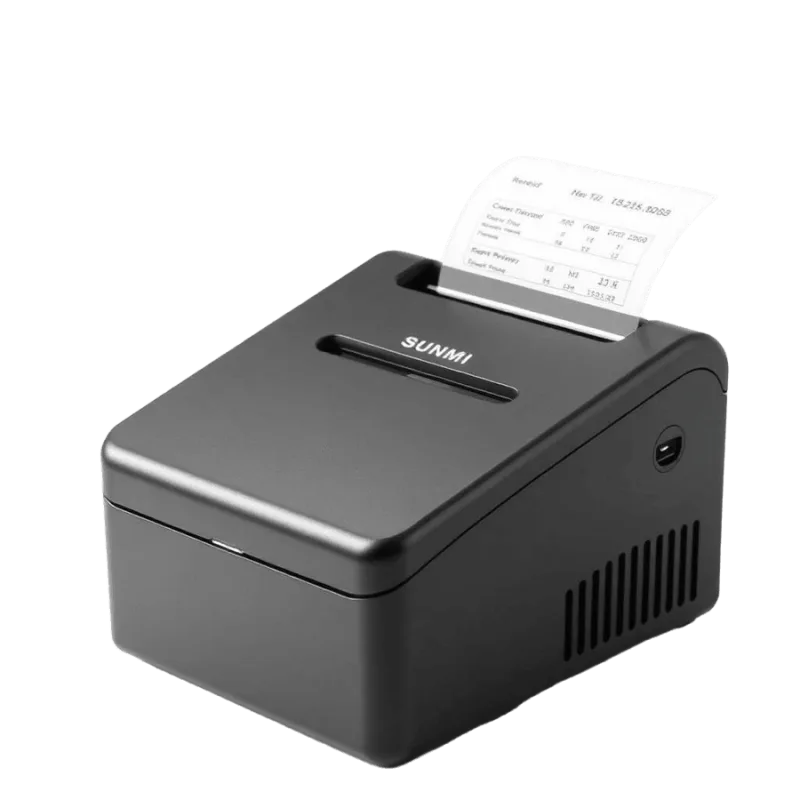 SUNMI 80mm Kitchen Cloud Printer receipt printer shown from the front
