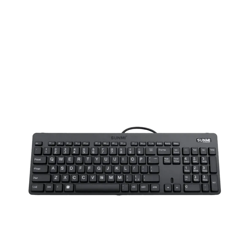 SUNMI 89-Key POS Keyboard POS accessory shown from the front